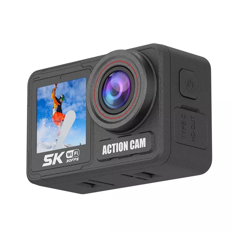 AT-M90TR 5K 60fps Action Camera with 6-Axis EIS