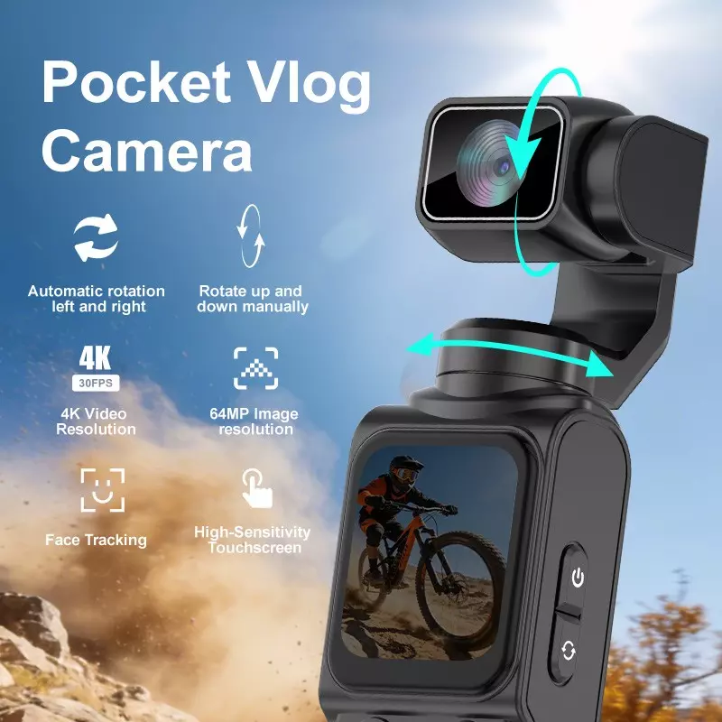 AT-M105 4K Pocket Vlog Gimbal Camera