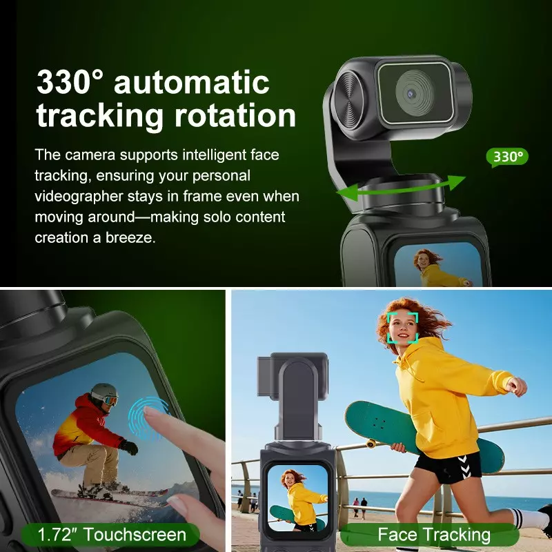 AT-M105 4K Pocket Vlog Gimbal Camera